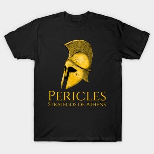 Pericles - Strategos Of Athens - Ancient Greek History T-Shirt